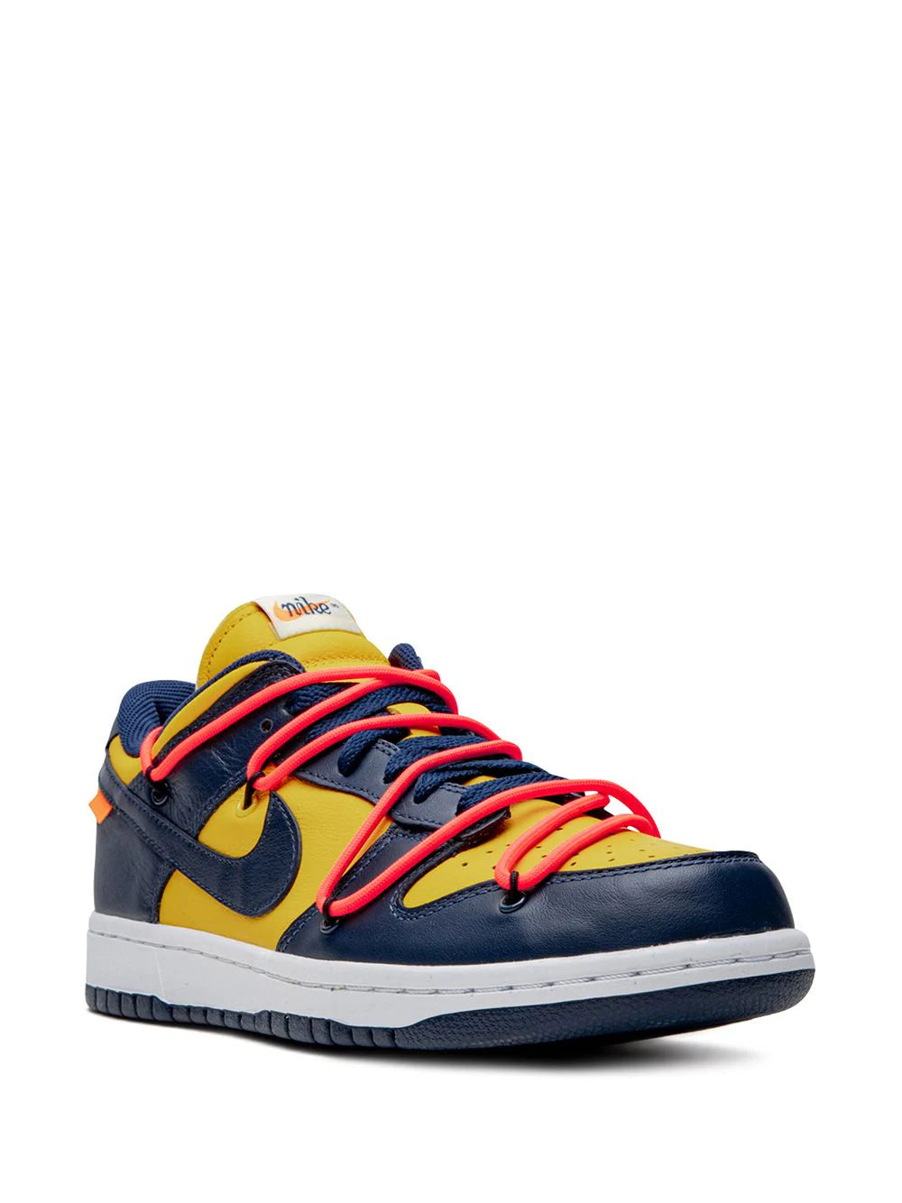 Nike X Off-White Dunk Low "University Gold" sneakers