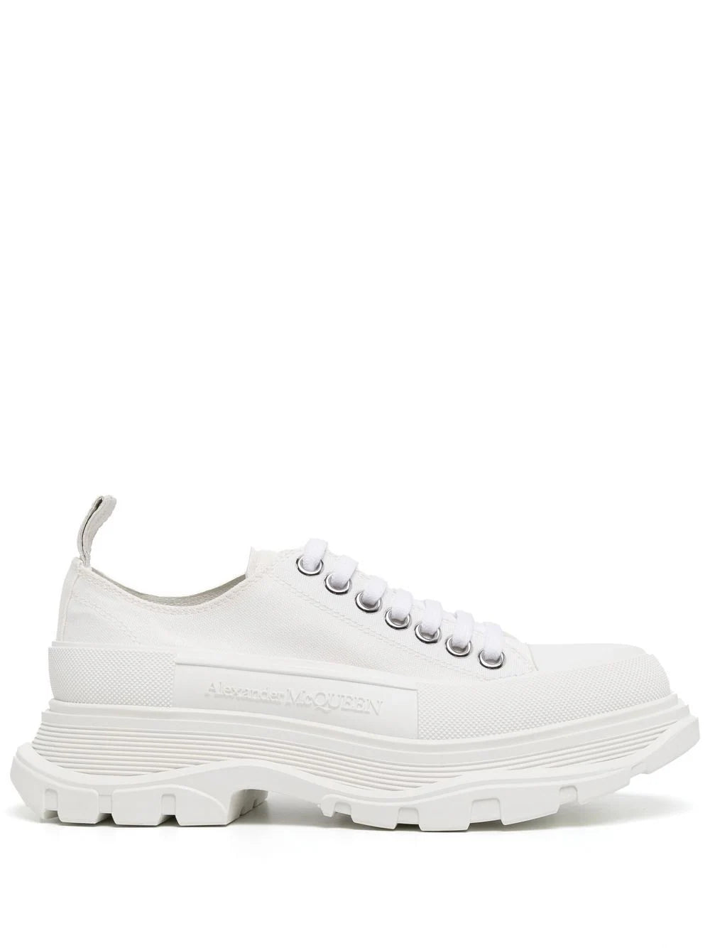 Alexander McQueen Tread Slick Low Lace Up White White (Women's)