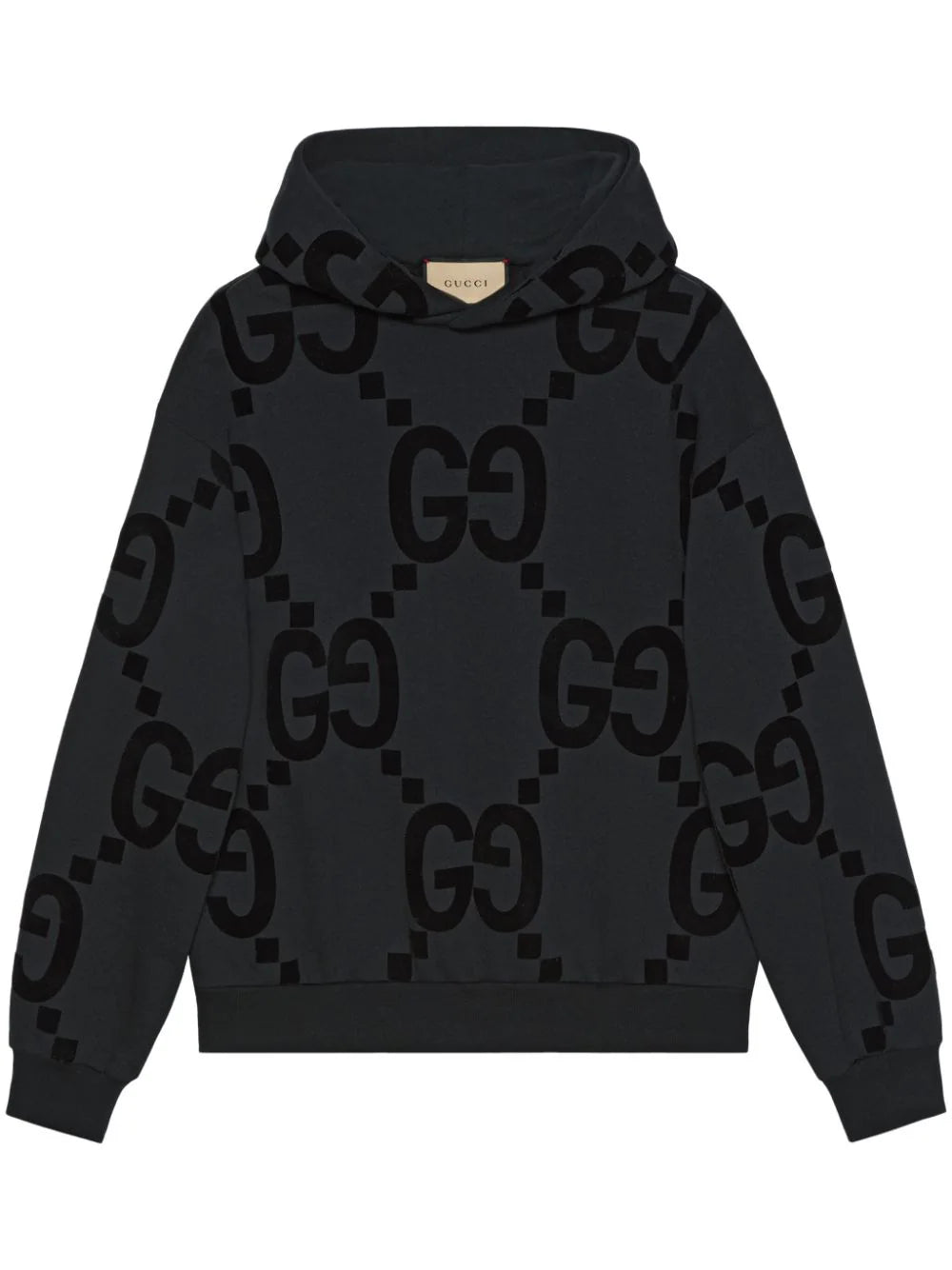 Gucci GG flocked cotton hoodie