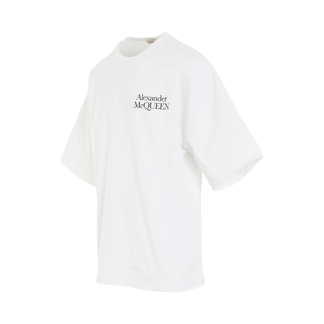 ALEXANDER MCQUEEN Exploded Logo Oversized T-Shirt in White