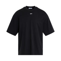 OFF-WHITE Arrow Embroidered Skate T-Shirt in Black/White